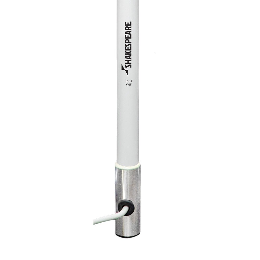 Shakespeare 5101 8 Classic VHF Antenna w/15' RG - 58 Cable - White [5101] - Houseboatparts.com