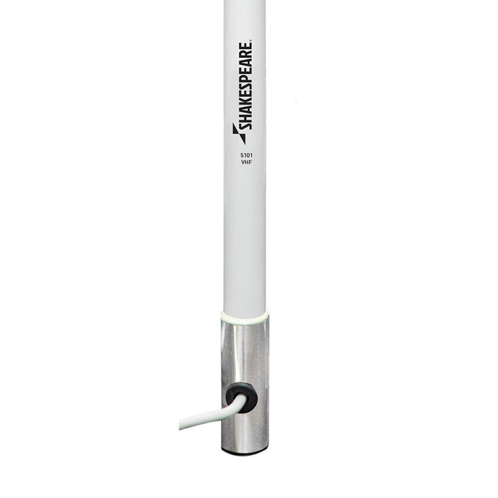 Shakespeare 5101 8 Classic VHF Antenna w/15' RG - 58 Cable - White [5101] - Houseboatparts.com