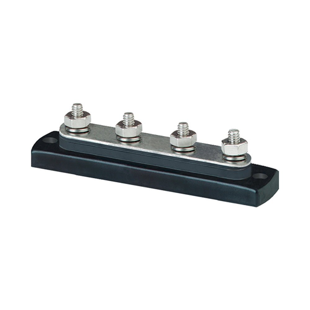 Blue Sea 2305 MiniBus 100 Ampere Common BusBar 4 x 10-32 Stud Terminal [2305] - Houseboatparts.com