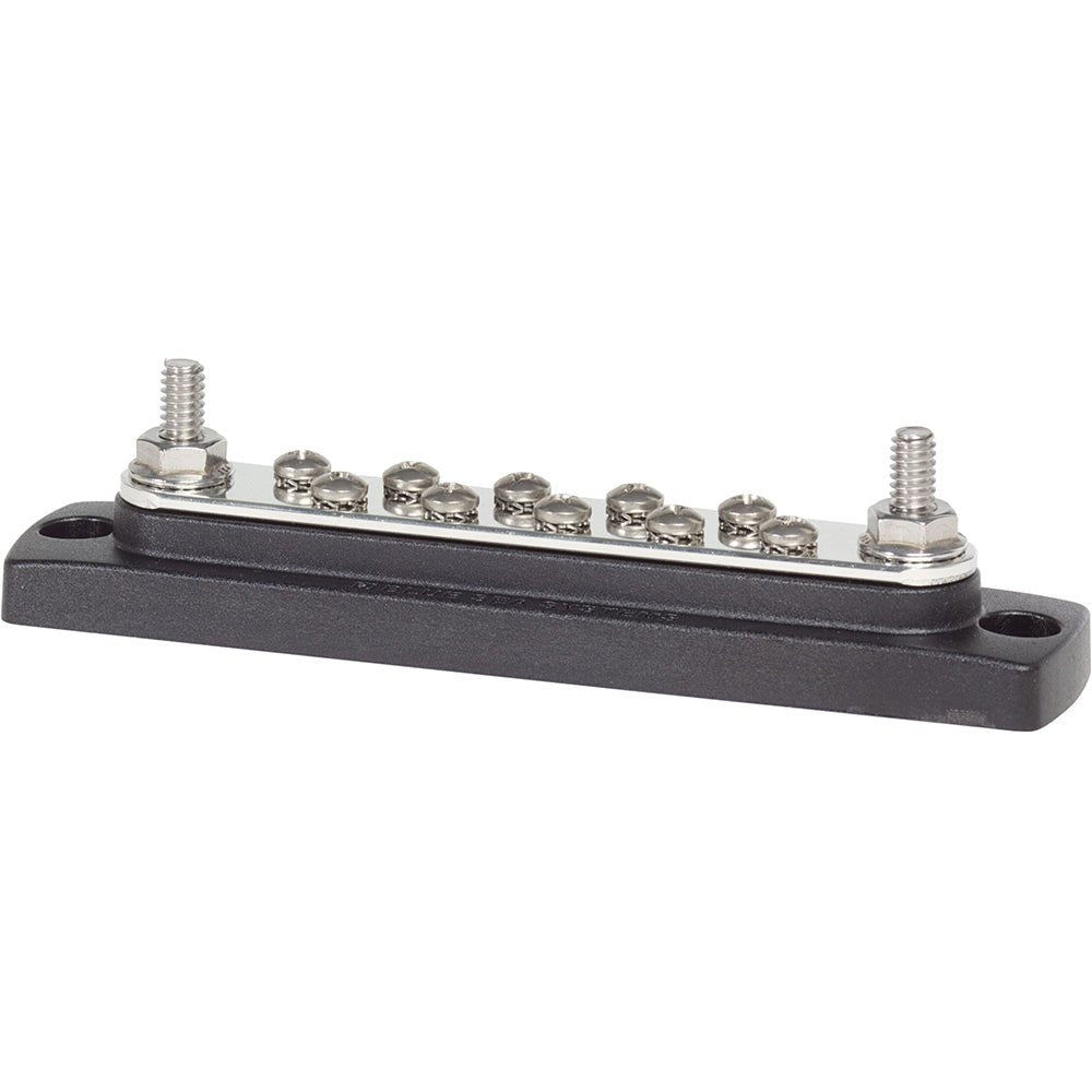 Blue Sea 2301 150AMP Common BusBar 10 x #8-32 Screw Terminal [2301] - Houseboatparts.com