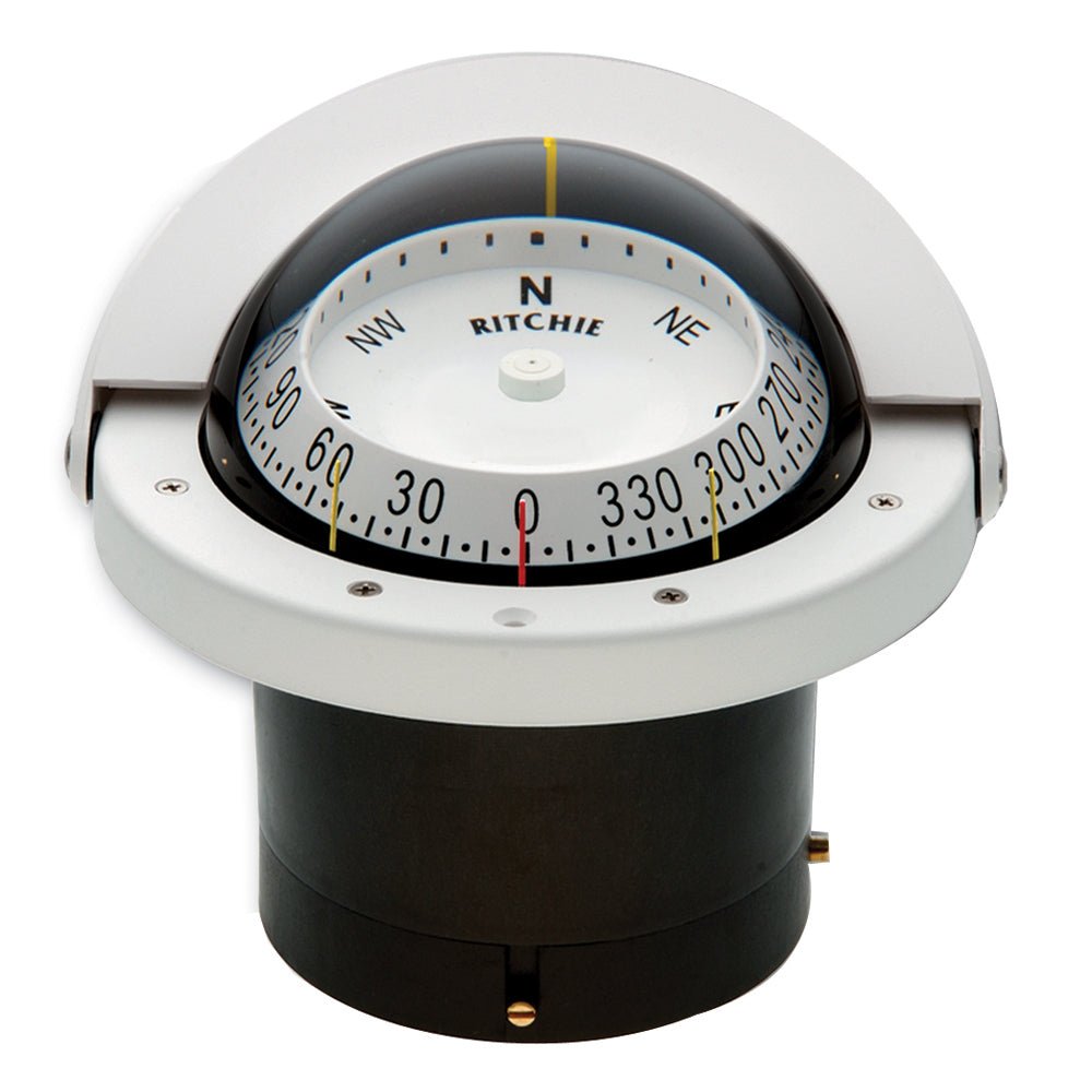 Ritchie FNW-203 Navigator Compass - Flush Mount - White [FNW-203] - Houseboatparts.com