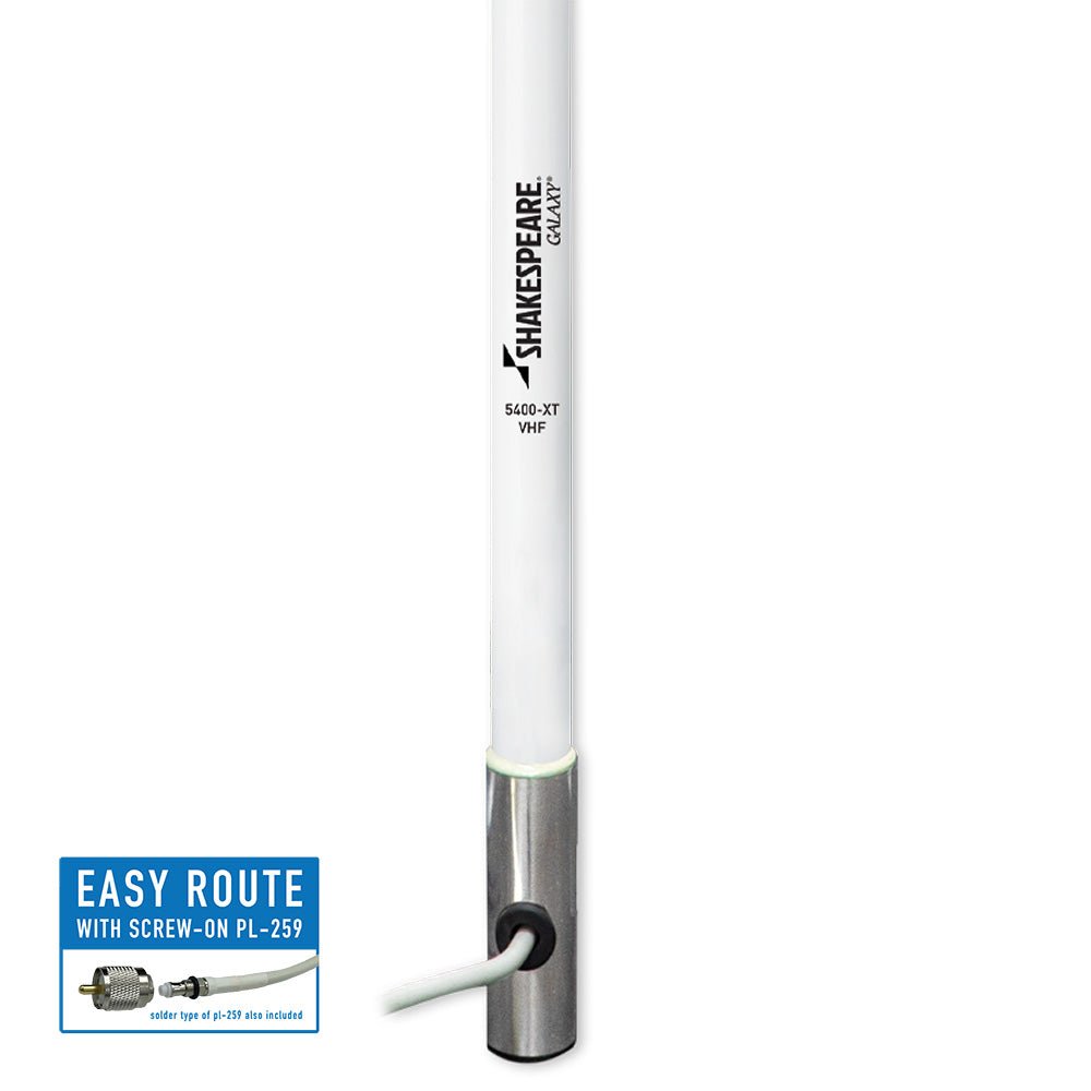 Shakespeare 5400 - XT Galaxy 4' VHF Antenna - 3dB Gain [5400 - XT] - Houseboatparts.com