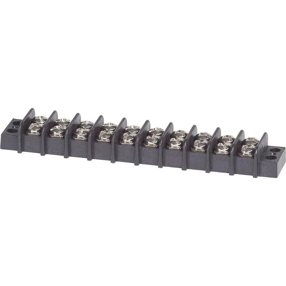 Blue Sea 2410 Terminal Block 20AMP - 10 Circuit [2410] - Houseboatparts.com