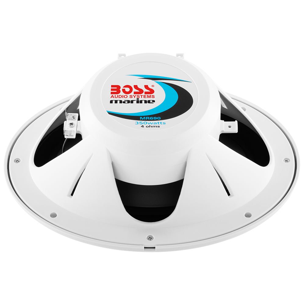 Boss Audio 6"x 9" MR690 Oval Speakers - White - 350W [MR690] - Houseboatparts.com