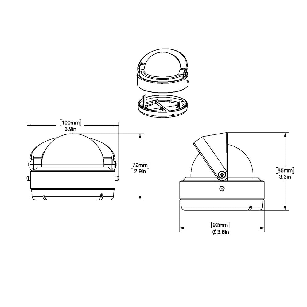 Ritchie S-53G Explorer Compass - Surface Mount - Gray [S-53G] - Houseboatparts.com