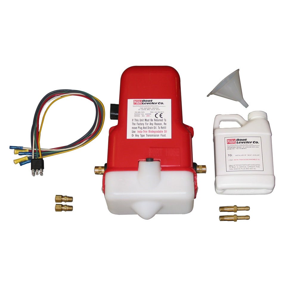 Boat Leveler 12vdc Universal Trim Tab Pump with Oil and Hose Fittings [12700UNIV] - Houseboatparts.com