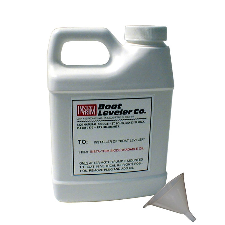 Boat Leveler Oil & Funnel Kit [12612] - Houseboatparts.com