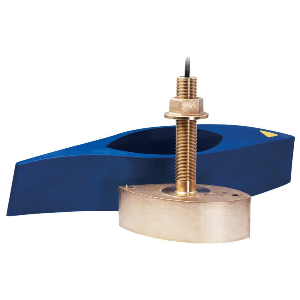 Furuno 526T-HDD Bronze Broadband Thru-Hull Transducer w/Temp, Built-In Diplexer & Hi-Speed Fairing Block 1kW (10-Pin) [526TID-HDD] - Houseboatparts.com