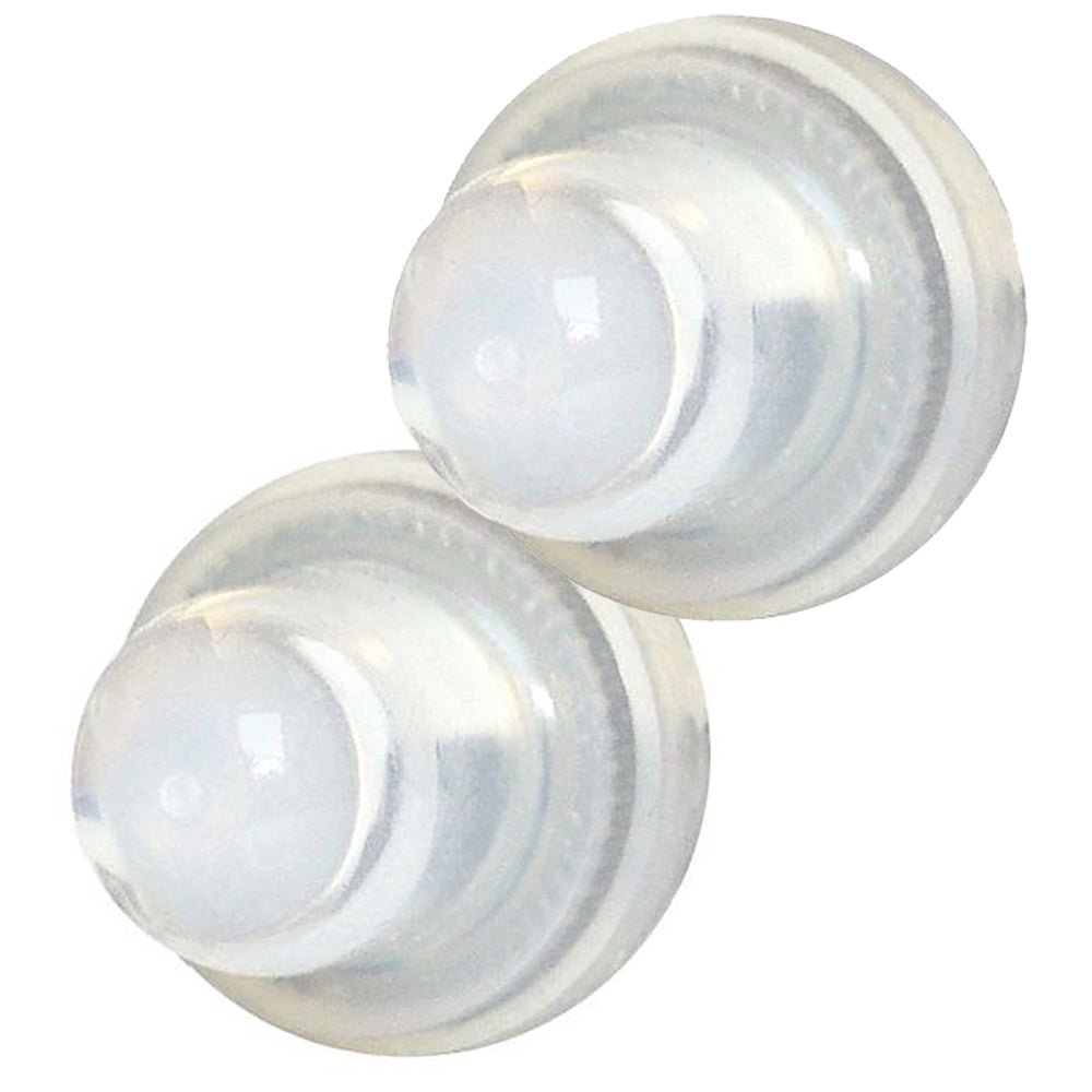 Blue Sea 4135 Push Button Reset Only Circuit Breaker Boot - Clear- 2-Pack [4135] - Houseboatparts.com