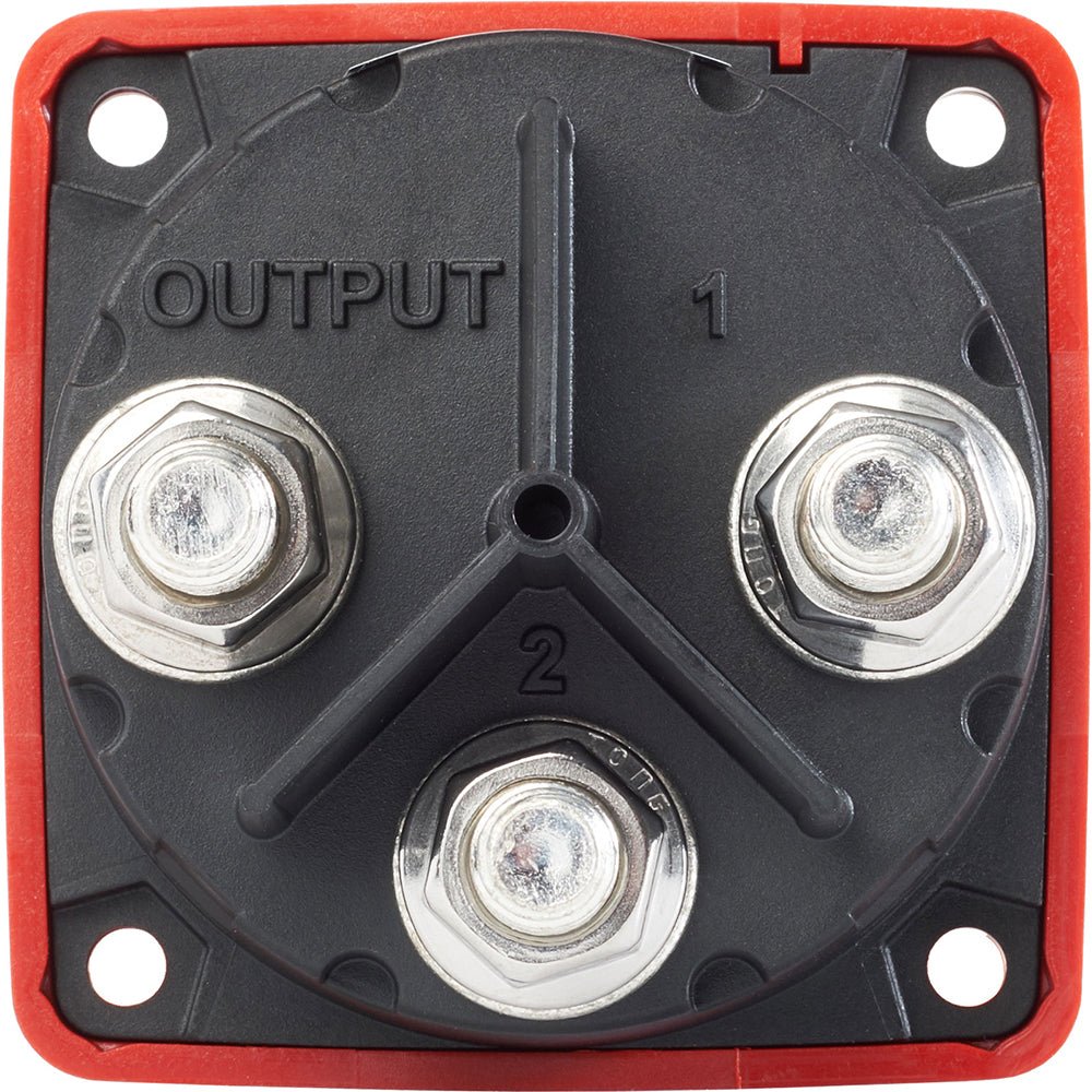 Blue Sea 6007 m-Series (Mini) Battery Switch Selector Four Position Red [6007] - Houseboatparts.com