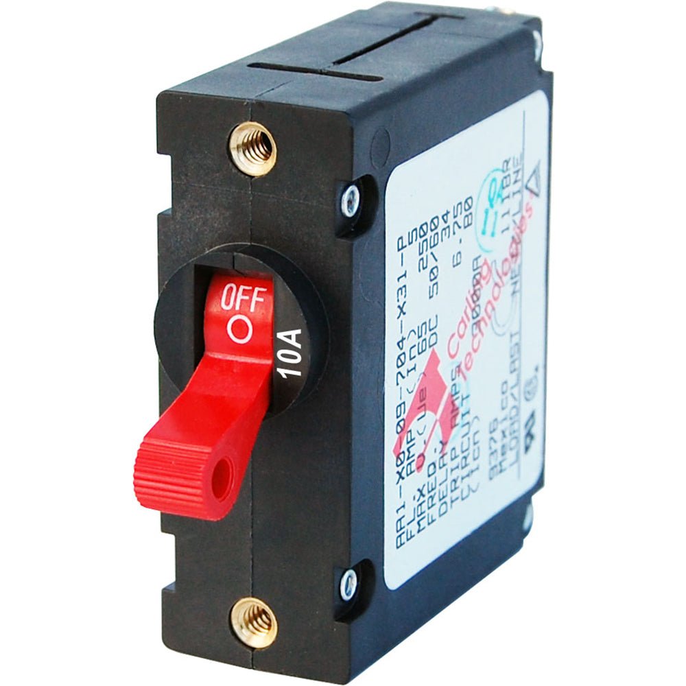 Blue Sea 7205 AC / DC Single Pole Magnetic World Circuit Breaker - 10 Amp [7205] - Houseboatparts.com