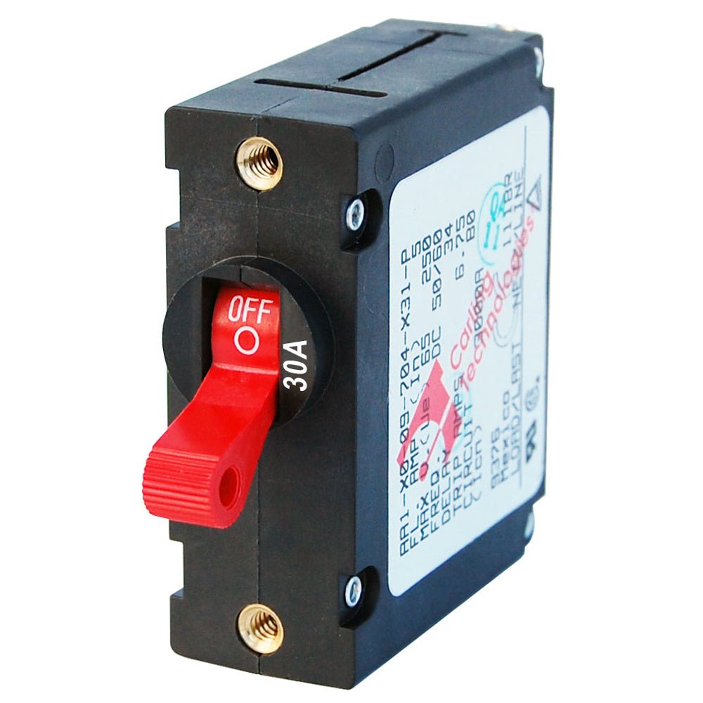 Blue Sea 7221 AC / DC Single Pole Magnetic World Circuit Breaker - 30 Amp [7221] - Houseboatparts.com