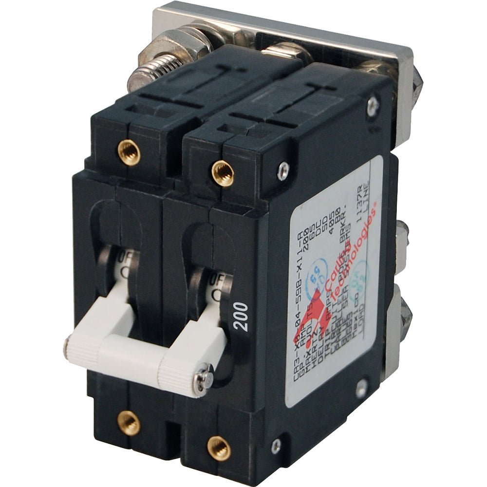 Blue Sea 7269 200A Double Pole Circuit Breaker [7269] - Houseboatparts.com