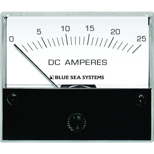 Blue Sea 8005 DC Analog Ammeter - 2-3/4" Face, 0-25 Amperes DC [8005] - Houseboatparts.com
