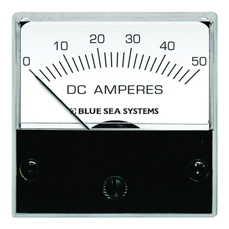 Blue Sea 8041 DC Analog Micro Ammeter - 2" Face, 0-50 Amperes DC [8041] - Houseboatparts.com