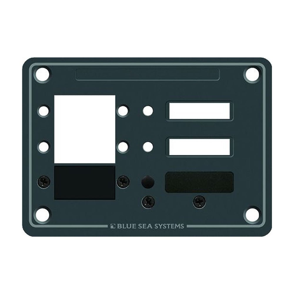 Blue Sea 8088 3 Position DC C-Series Panel - Blank [8088] - Houseboatparts.com