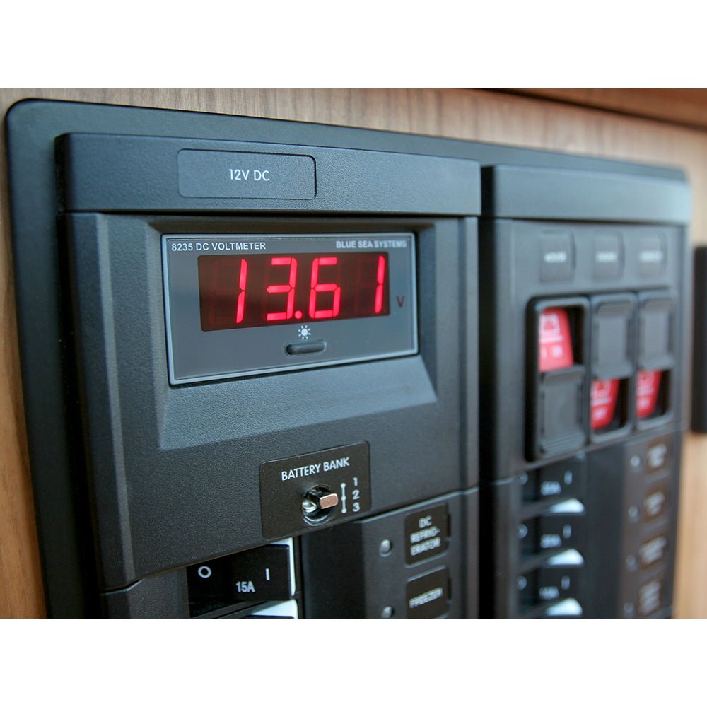 Blue Sea 8235 DC Digital Voltmeter [8235] - Houseboatparts.com