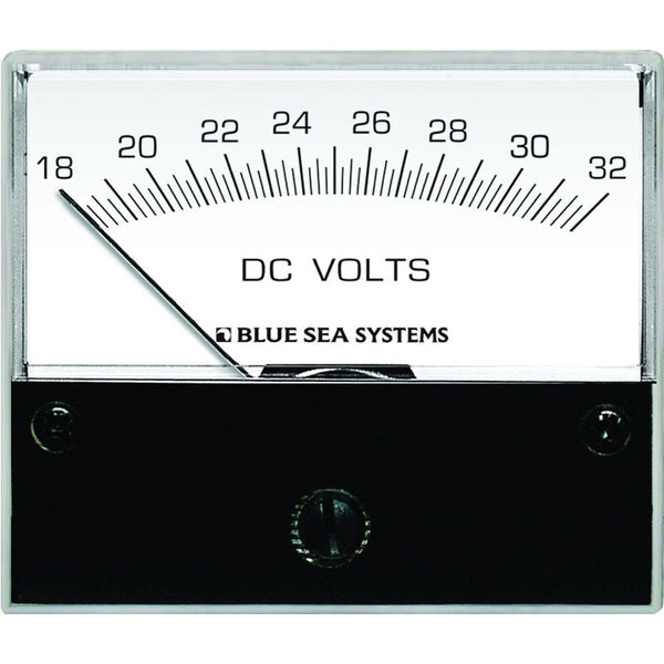 Blue Sea 8240 DC Analog Voltmeter - 2-3/4" Face, 18-32 Volts DC [8240] - Houseboatparts.com
