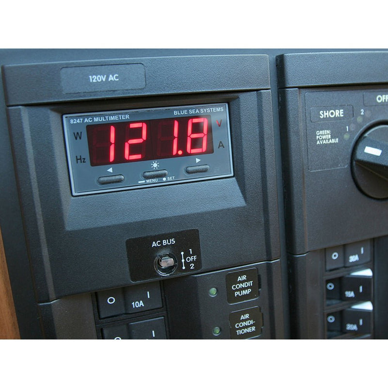 Blue Sea 8247 AC Digital Multimeter with Alarm [8247] - Houseboatparts.com