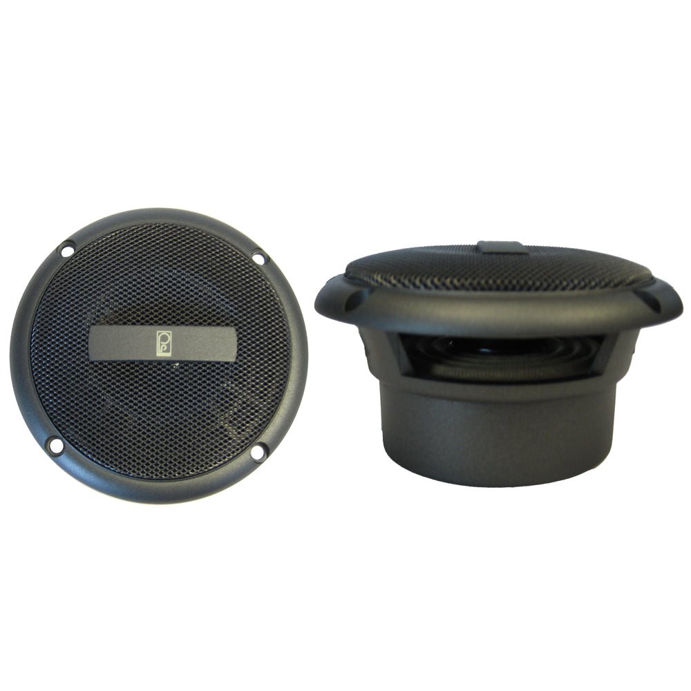 Poly-Planar MA-3013 3" 60 Watt Round Component Speakers - Gray [MA3013G] - Houseboatparts.com