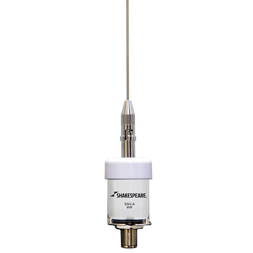 Shakespeare VHF 36in 5242 - A SS Whip Low Profile End - Fed Antenna - No Cable [5242 - A] - Houseboatparts.com