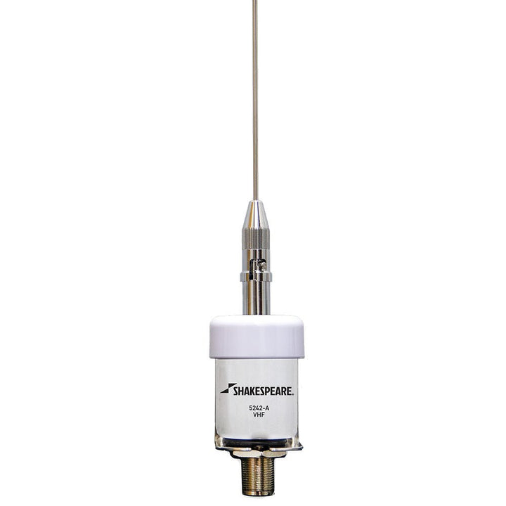 Shakespeare VHF 36in 5242 - A SS Whip Low Profile End - Fed Antenna - No Cable [5242 - A] - Houseboatparts.com