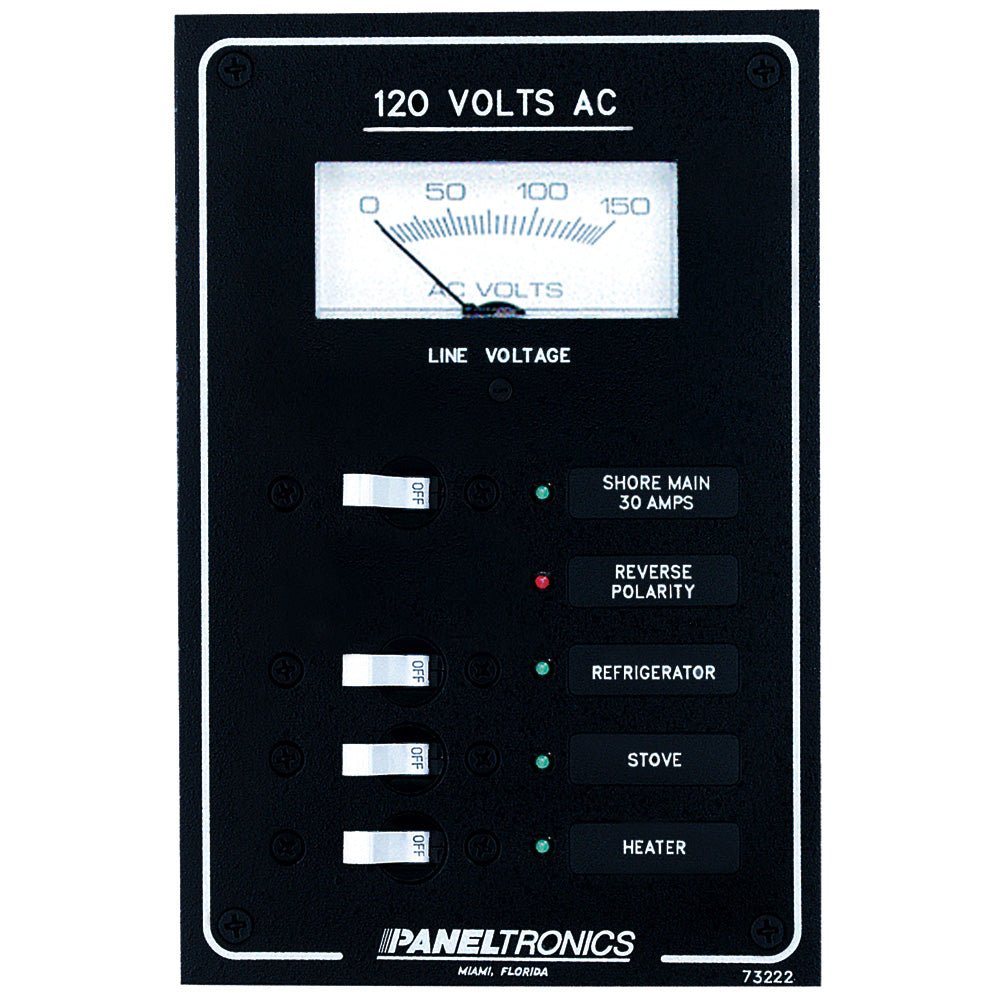 Paneltronics Standard AC 3 Position Breaker Panel & Main [9972322B] - Houseboatparts.com