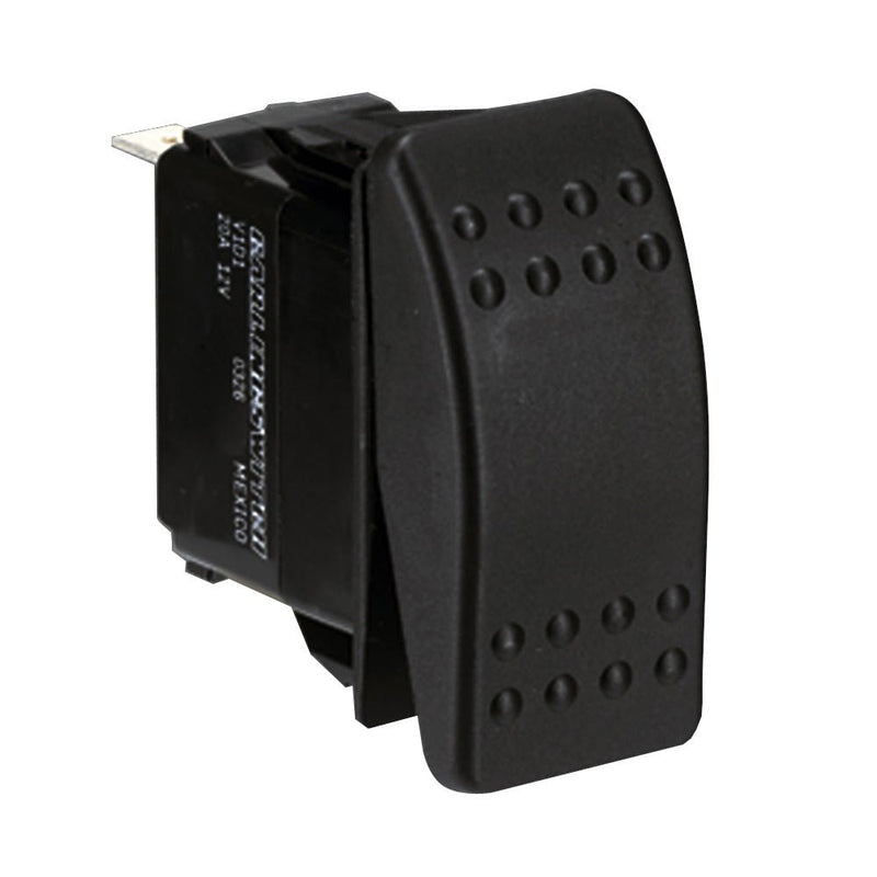 Paneltronics Switch SPST Black On/On Rocker [004-246] - Houseboatparts.com