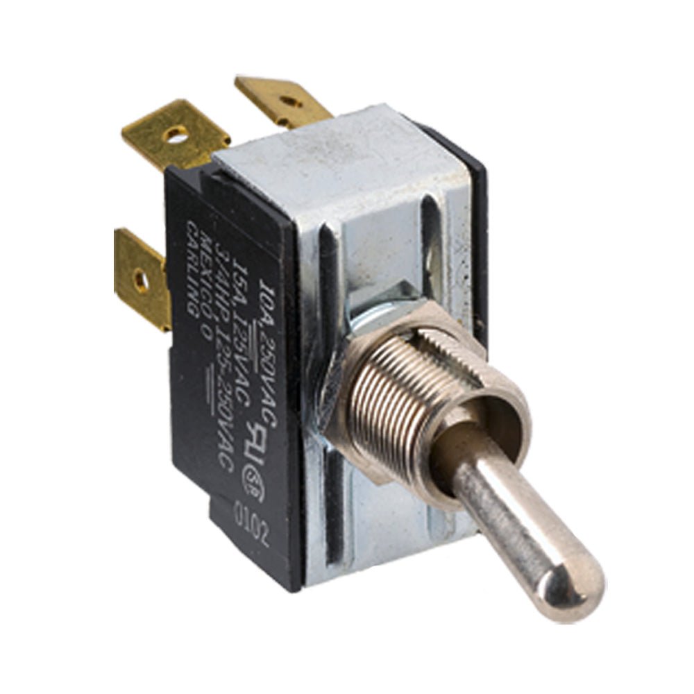 Paneltronics DPDT ON/OFF/ON Metal Bat Toggle Switch [001-011] - Houseboatparts.com