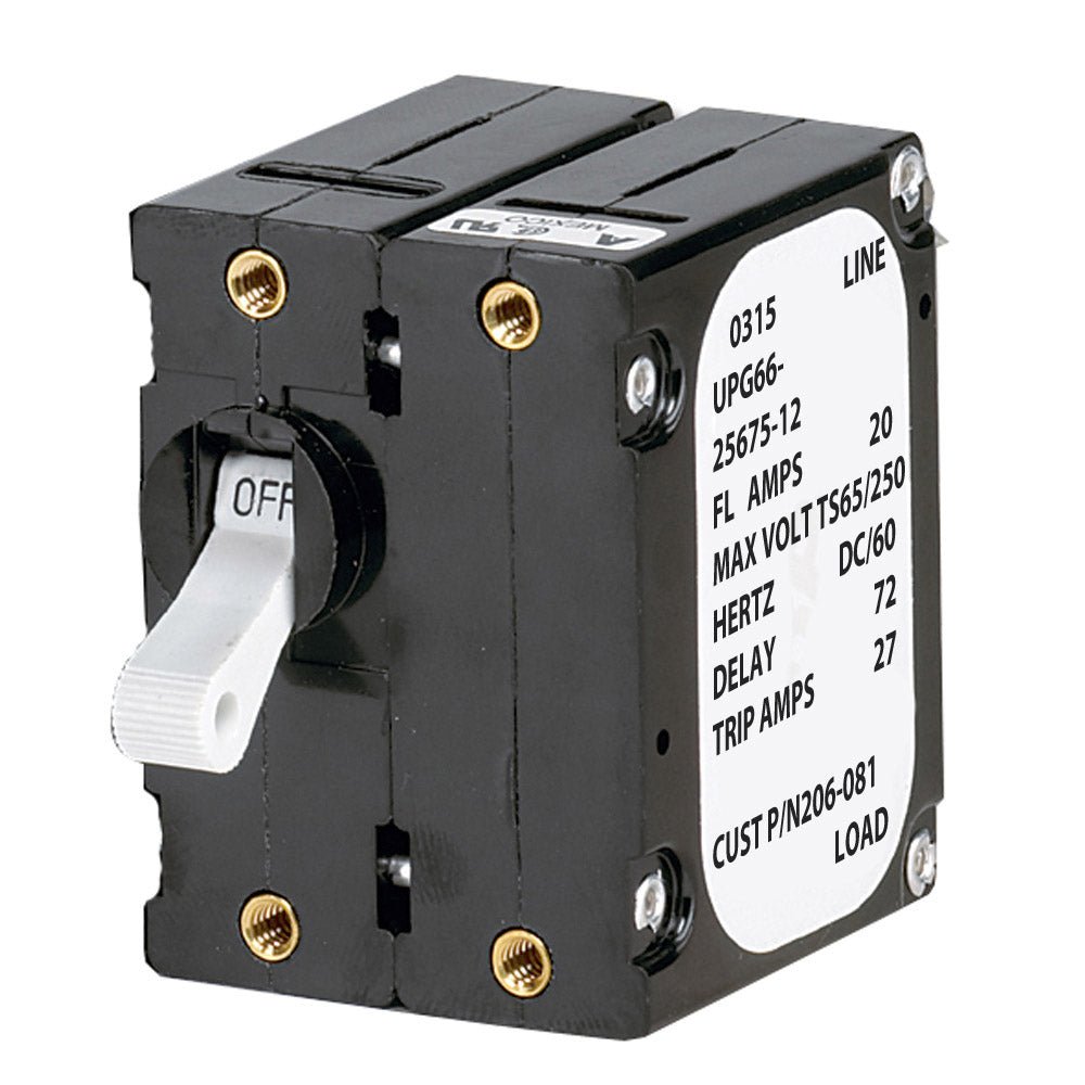 Paneltronics 'A' Frame Magnetic Circuit Breaker - 5 Amps - Double Pole [206-078S] - Houseboatparts.com