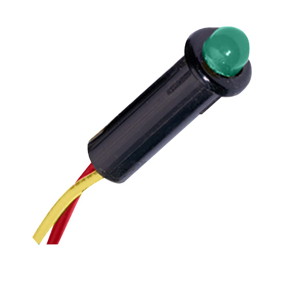 Paneltronics LED Indicator Light - Green - 12-14 VDC - 1/4" [048-004] - Houseboatparts.com