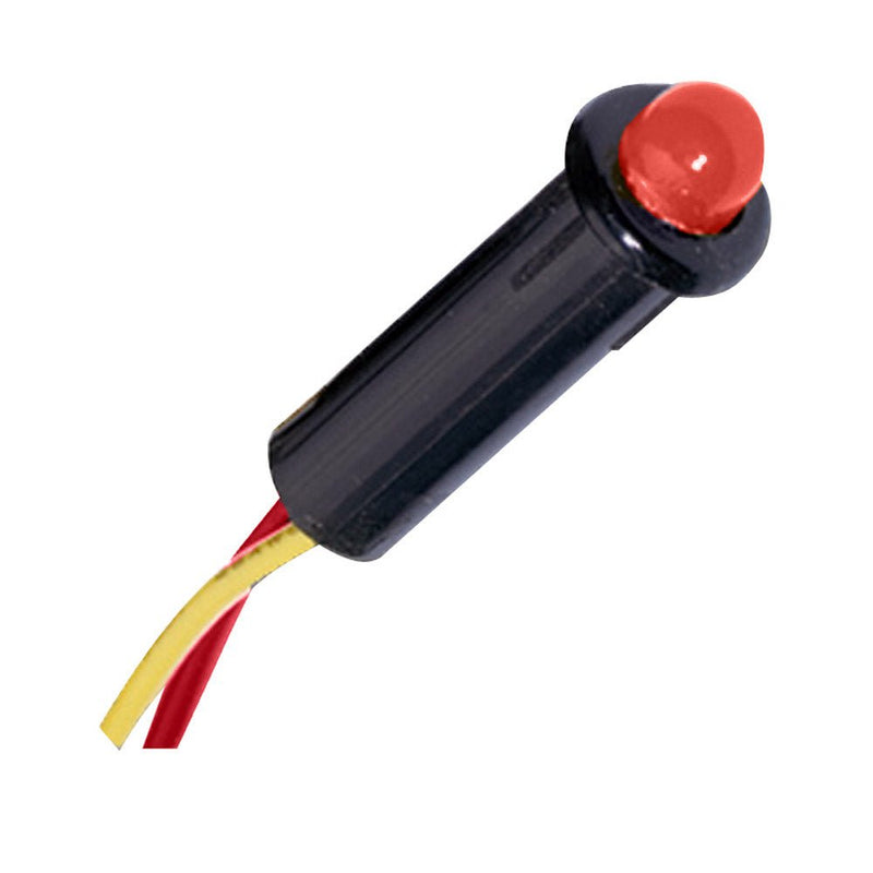 Paneltronics LED Indicator Light - Red - 120 VAC - 1/4" [048-011] - Houseboatparts.com