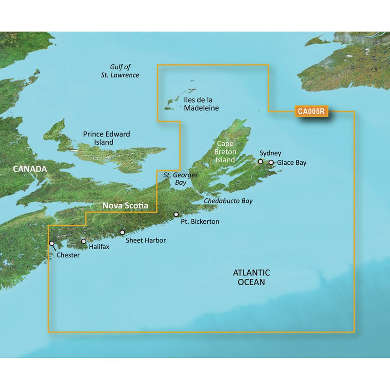 Garmin BlueChart g3 Vision HD - VCA005R - Halifax - Cape Breton - microSD/SD [010-C0691-00] - Houseboatparts.com
