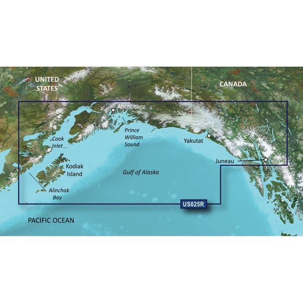 Garmin BlueChart g3 Vision HD - VUS025R - Anchorage - Juneau - microSD/SD [010-C0726-00] - Houseboatparts.com