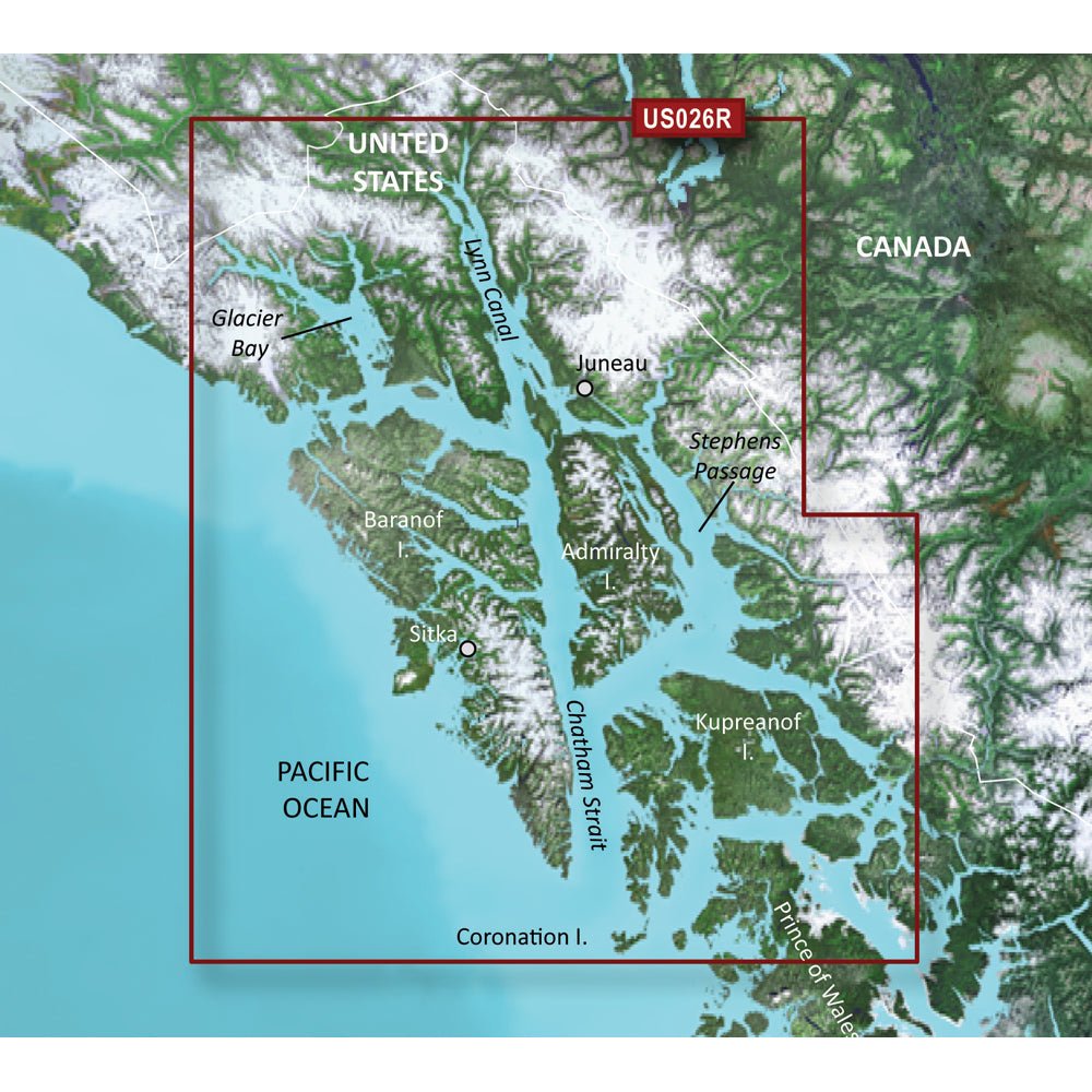 Garmin BlueChart g3 Vision HD - VUS026R - Wrangell/Juneau/Sitka - microSD/SD [010-C0727-00] - Houseboatparts.com