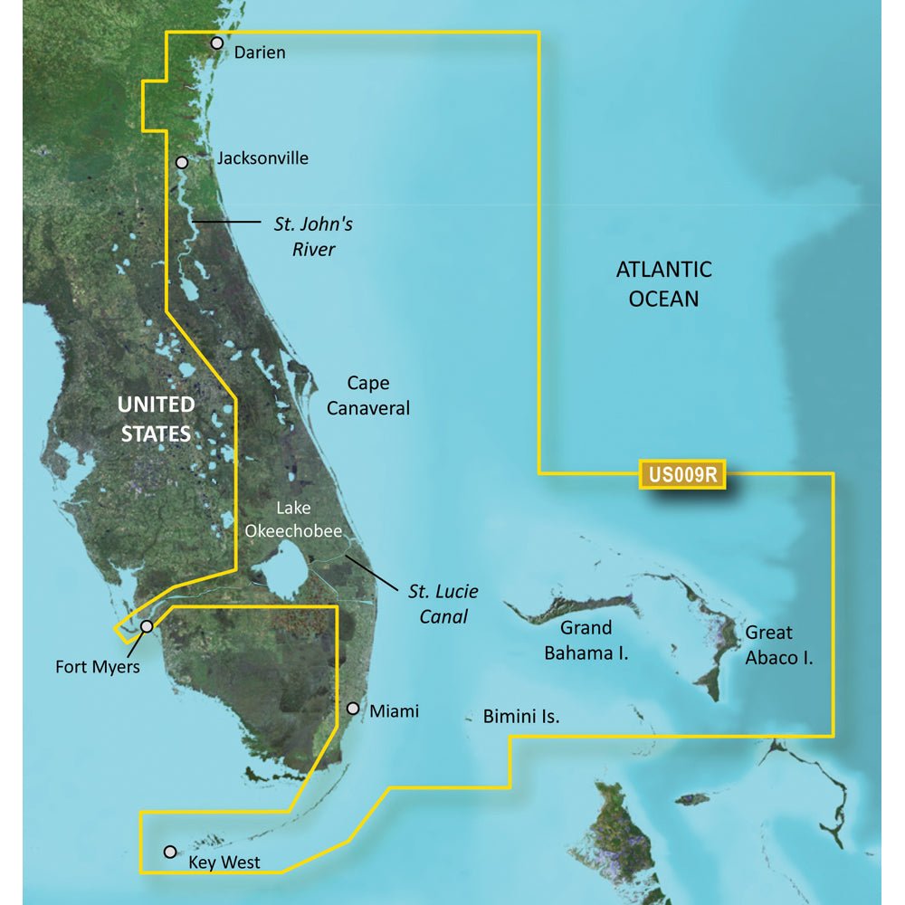 Garmin BlueChart g3 Vision HD - VUS009R - Jacksonville - Key West - microSD/SD [010-C0710-00] - Houseboatparts.com