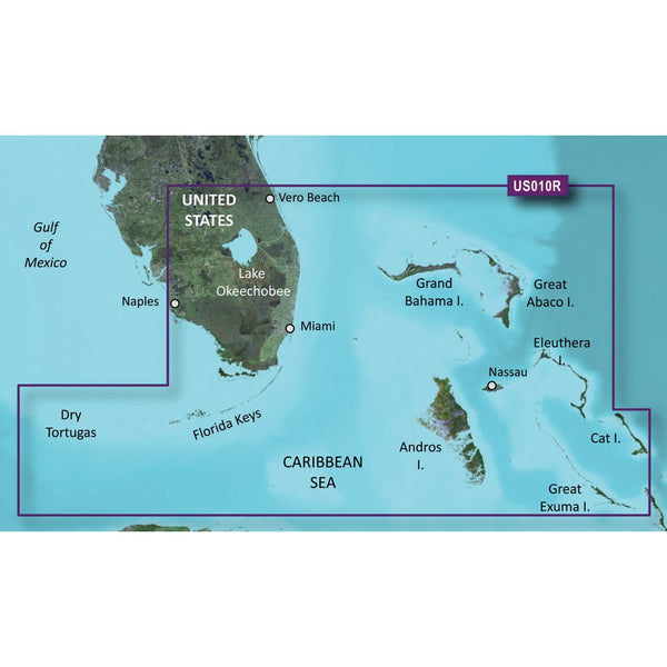 Garmin BlueChart g3 Vision HD - VUS010R - Southeast Florida - microSD/SD [010-C0711-00] - Houseboatparts.com