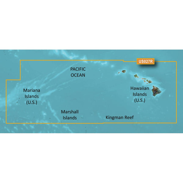 Garmin BlueChart g3 Vision HD - VUS027R - Hawaiian Islands - Mariana Islands - microSD/SD [010-C0728-00] - Houseboatparts.com