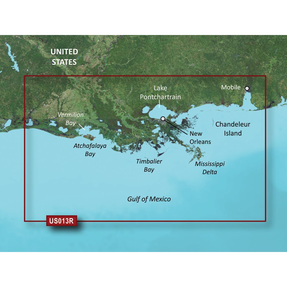 Garmin BlueChart g3 Vision HD - VUS013R - Mobile - Lake Charles - microSD/SD [010-C0714-00] - Houseboatparts.com