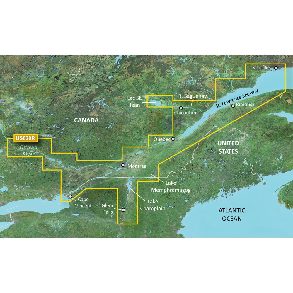 Garmin BlueChart g3 Vision HD - VUS020R - St. Lawrence Seaway - microSD/SD [010-C0721-00] - Houseboatparts.com