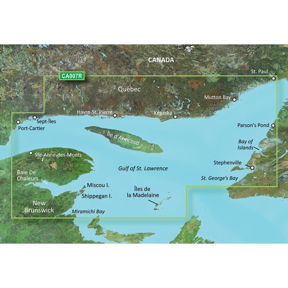 Garmin BlueChart g3 Vision HD - VCA007R - Les Mechins - St. Georges Bay - microSD/SD [010-C0693-00] - Houseboatparts.com