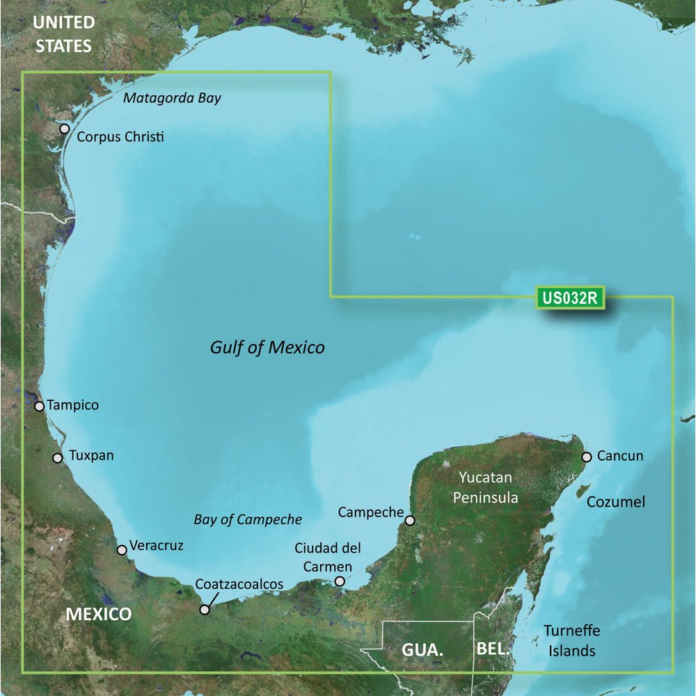 Garmin BlueChart g3 Vision HD - VUS032R - Southern Gulf of Mexico - microSD/SD [010-C0733-00] - Houseboatparts.com