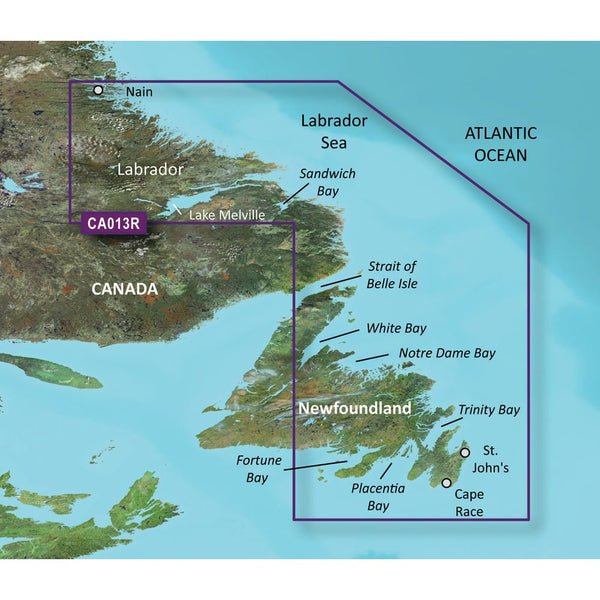 Garmin BlueChart g3 Vision HD - VCA013R - Labrador Coast - microSD/SD [010-C0698-00] - Houseboatparts.com