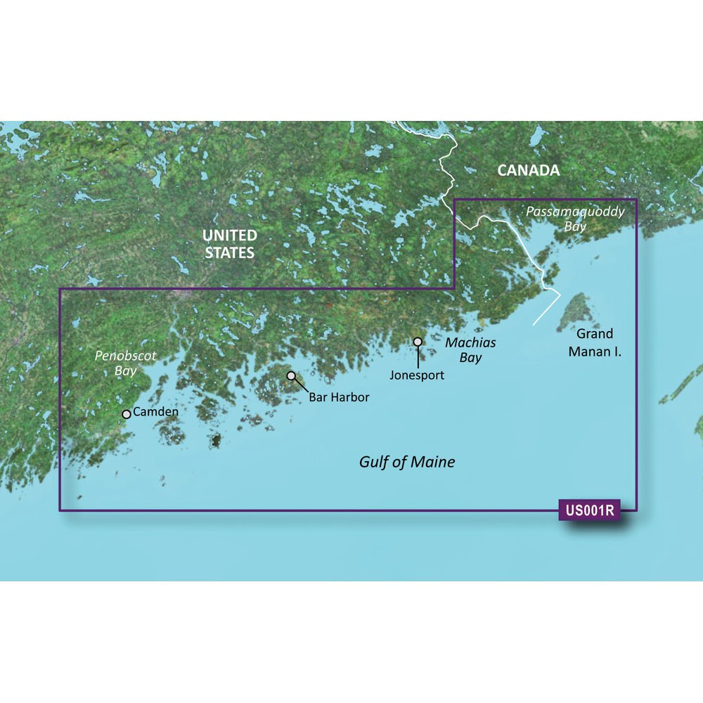 Garmin BlueChart g3 Vision HD - VUS001R - North Maine - microSD/SD [010-C0702-00] - Houseboatparts.com