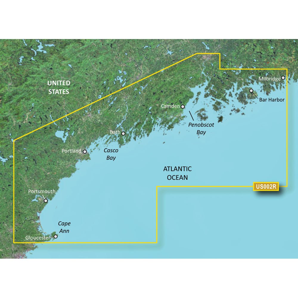 Garmin BlueChart g3 Vision HD - VUS002R - South Maine - microSD/SD [010-C0703-00] - Houseboatparts.com