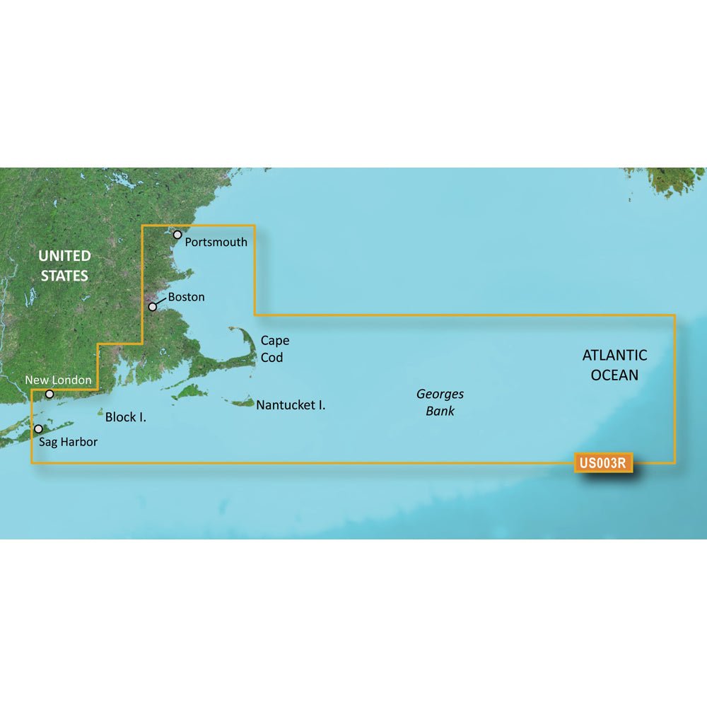 Garmin BlueChart g3 Vision HD - VUS003R - Cape Cod - microSD/SD [010-C0704-00] - Houseboatparts.com