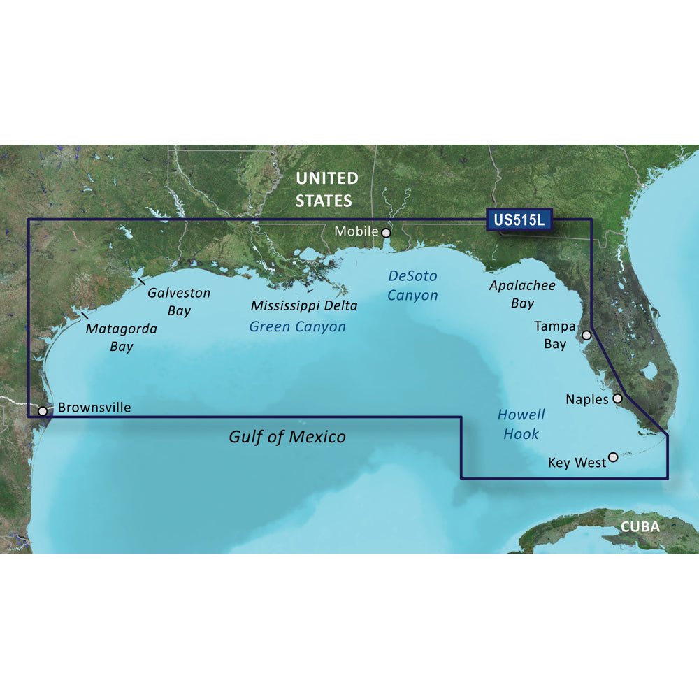 Garmin BlueChart g3 Vision HD - VUS515L - Brownsville - Key Largo - microSD/SD [010-C0744-00] - Houseboatparts.com