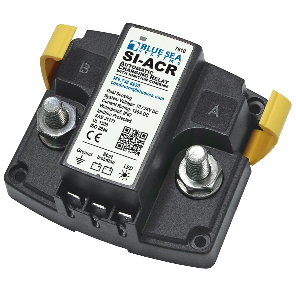 Blue Sea 7610 120 Amp SI-Series Automatic Charging Relay [7610] - Houseboatparts.com