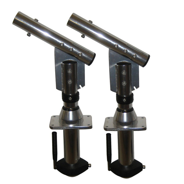 Lee's Sidewinder Bolt-In Outrigger Mounts, Lay-Down Version - Silver(Pair) [SW9300] - Houseboatparts.com