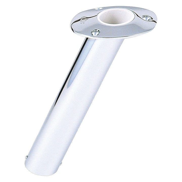 Lee's 30 Degree Stainless Steel Flush Mount Rod Holder - 2" O.D. [RH525SS] - Houseboatparts.com